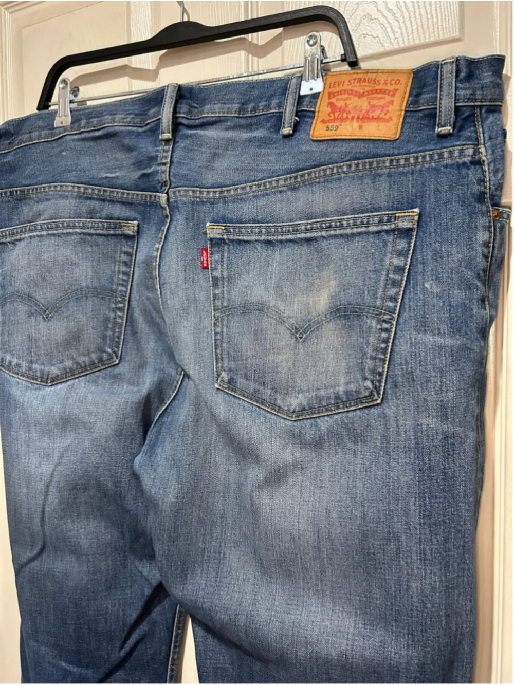 Men's Levi's 559 Straight Leg Jeans Blue Waist 44